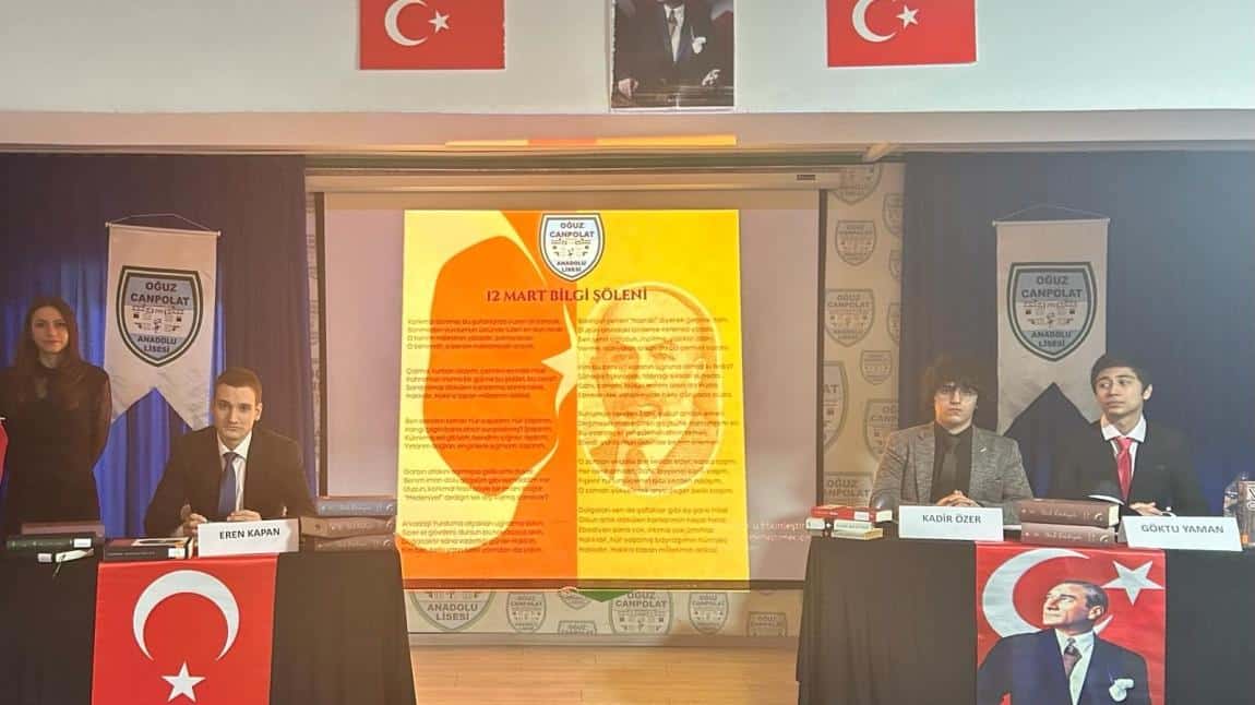 12 Mart İstiklal Marşı'nın Kabulü ve Mehmet Akif'i Anma Bilgi Şöleni